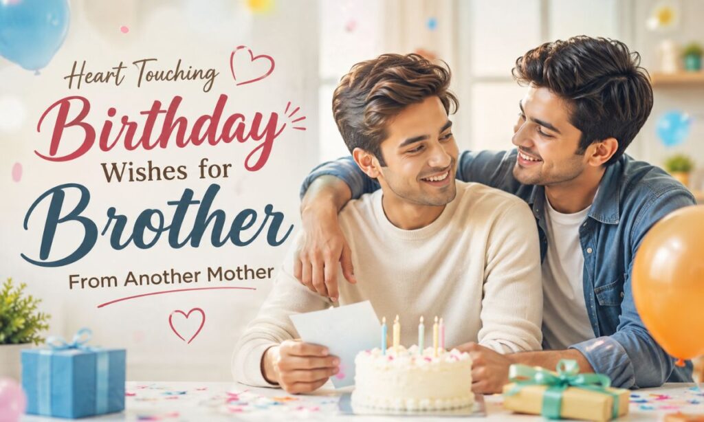Heart Touching Birthday Wishes for Brother From Another Mother