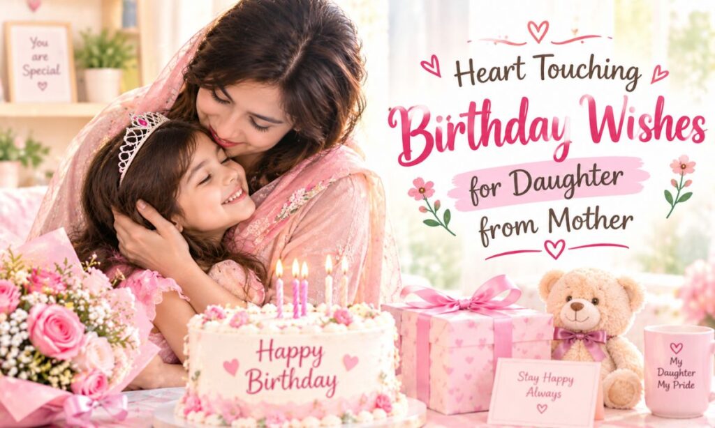 Heart Touching Birthday Wishes for Daughter from Mother