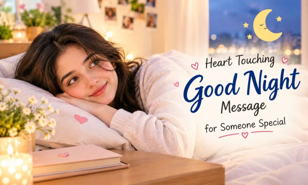 Heart touching good night message for someone special