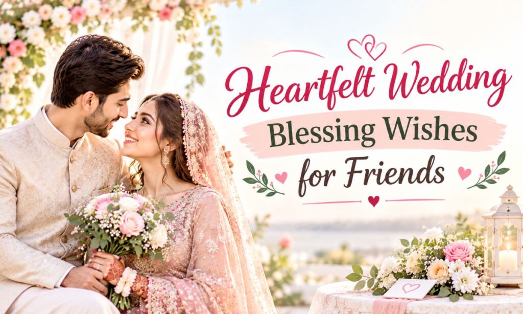 Heartfelt Wedding Blessing Wishes for Friends