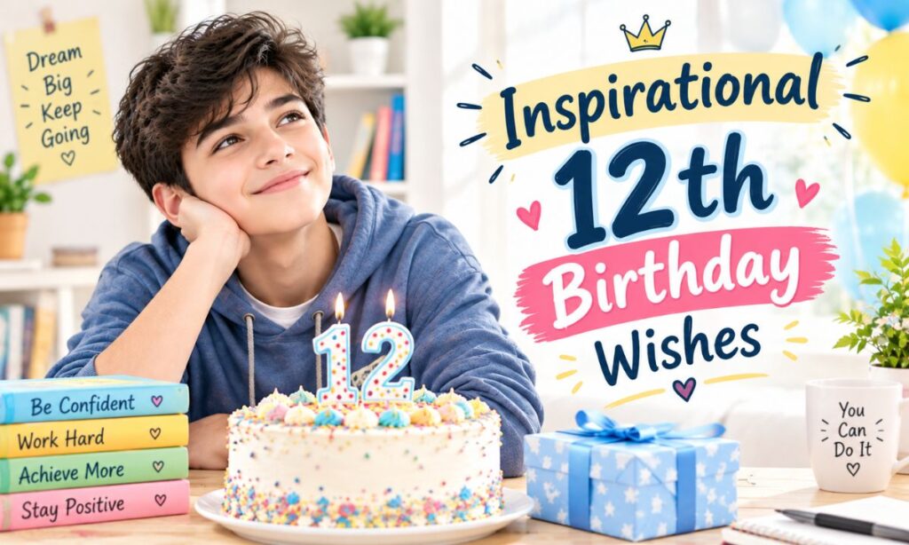 Inspirational 12th Birthday Wishes