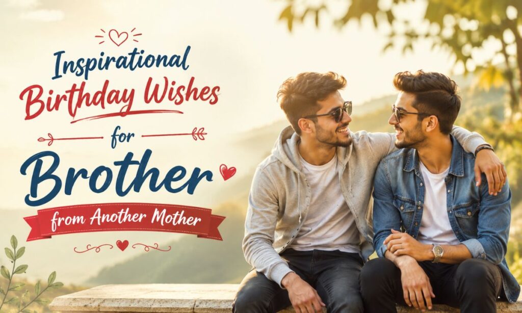 Inspirational Birthday Wishes for Brother from Another Mother