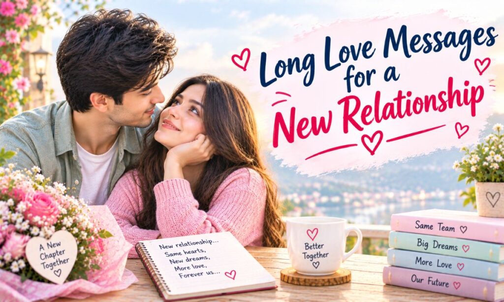 Long Love Messages for a New Relationship