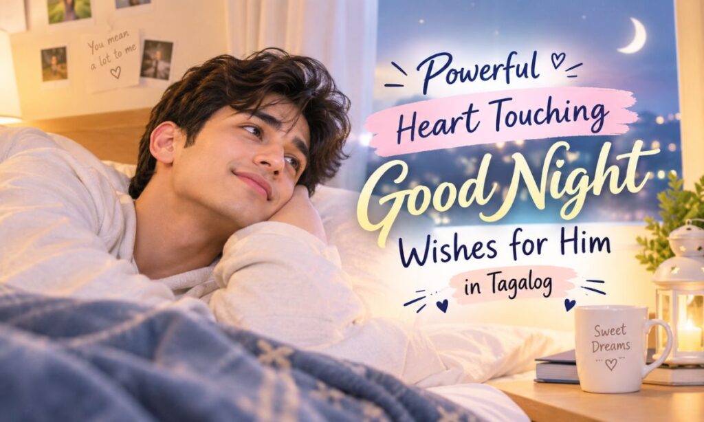 Powerful heart touching good night wishes for him tagalog
