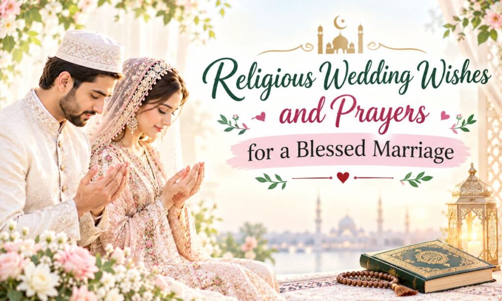 Religious Wedding Wishes and Prayers for a Blessed Marriage
