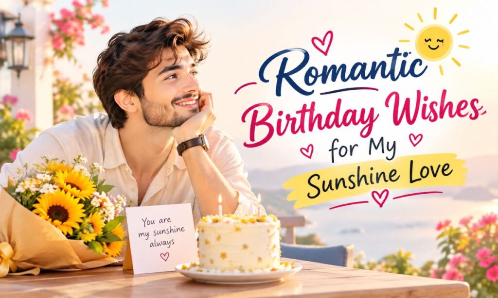 Romantic Birthday Wishes for My Sunshine Love