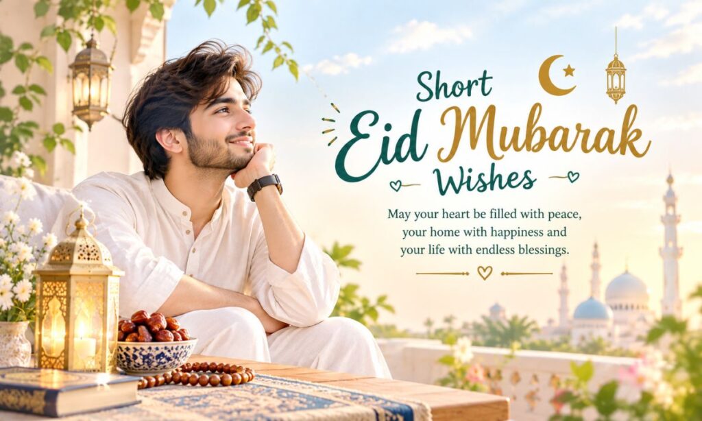 Short Eid Mubarak Wishes in English
