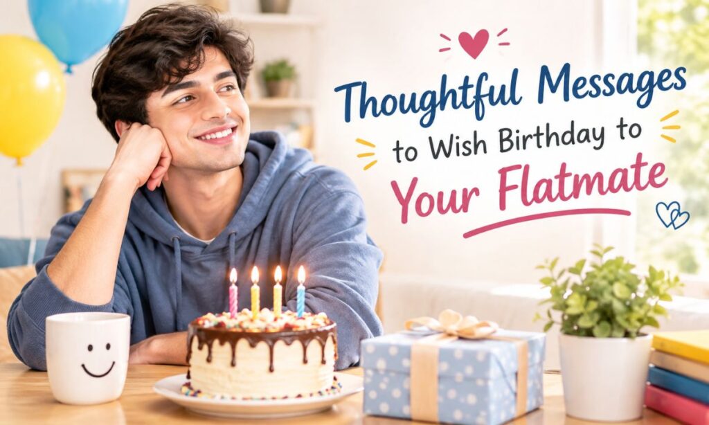 Thoughtful Messages to Wish Birthday to Your Flatmate