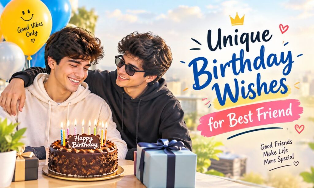 Unique Birthday Wishes for Best Friend