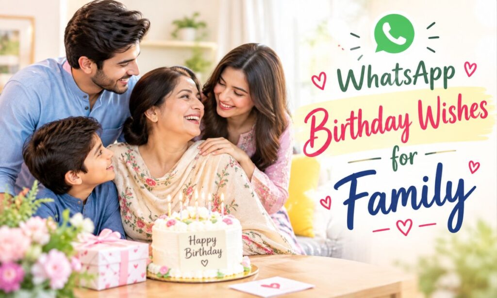 WhatsApp Birthday Wishes for Family