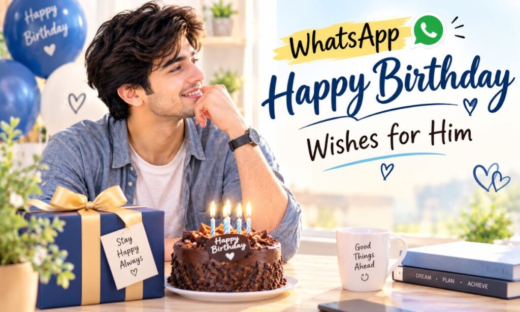 WhatsApp Happy Birthday Wishes for Him