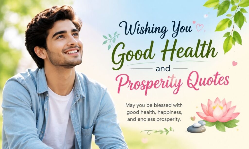 Wishing You Good Health and Prosperity Quotes