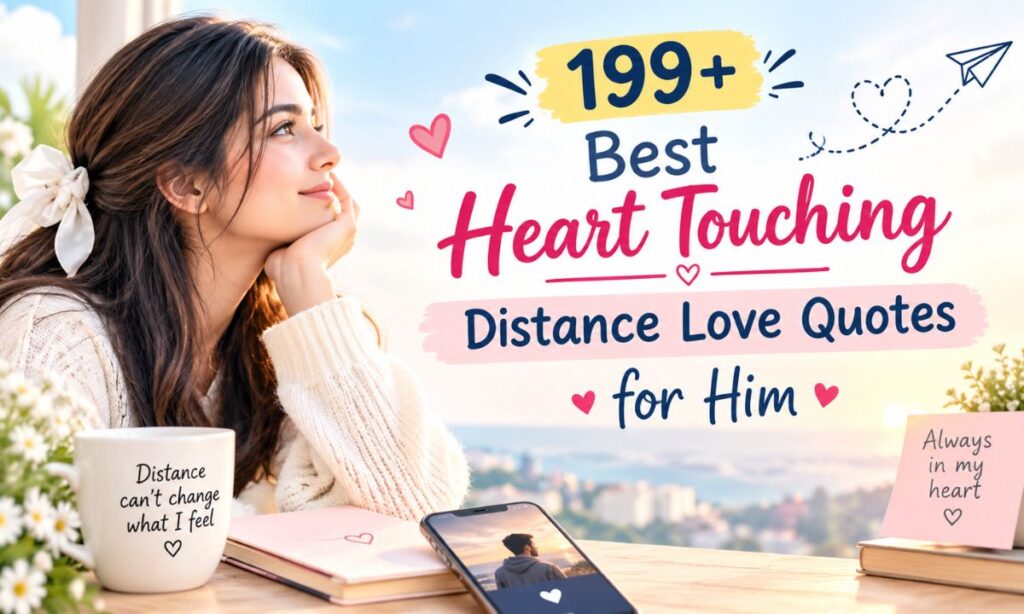 199+ Best Heart Touching Distance Love Quotes for Him
