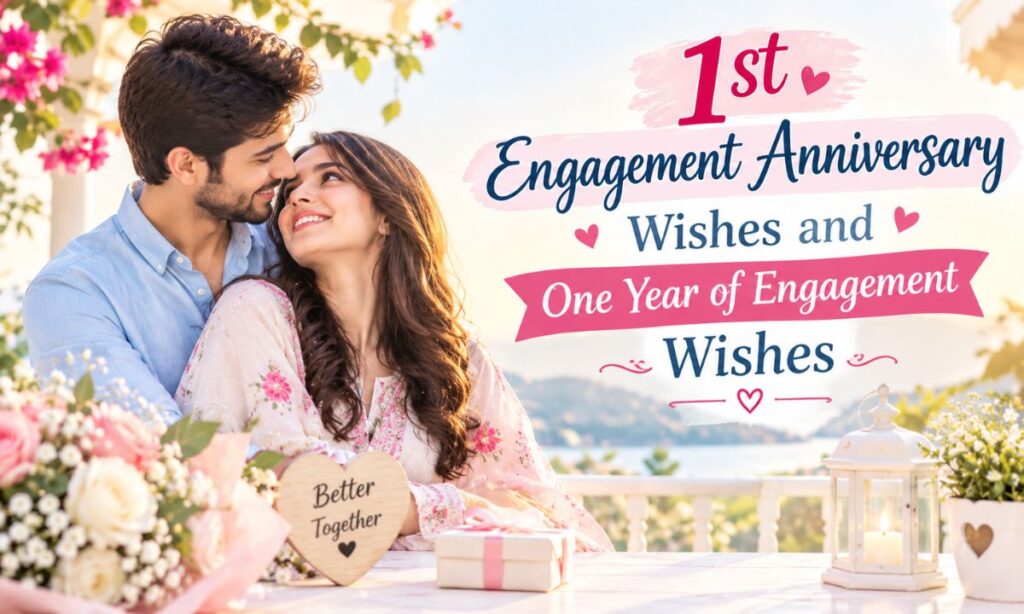 1st Engagement Anniversary Wishes and One Year of Engagement Wishes