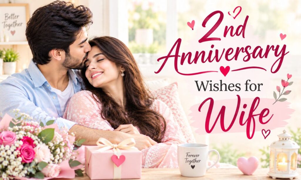 2nd Anniversary Wishes for Wife