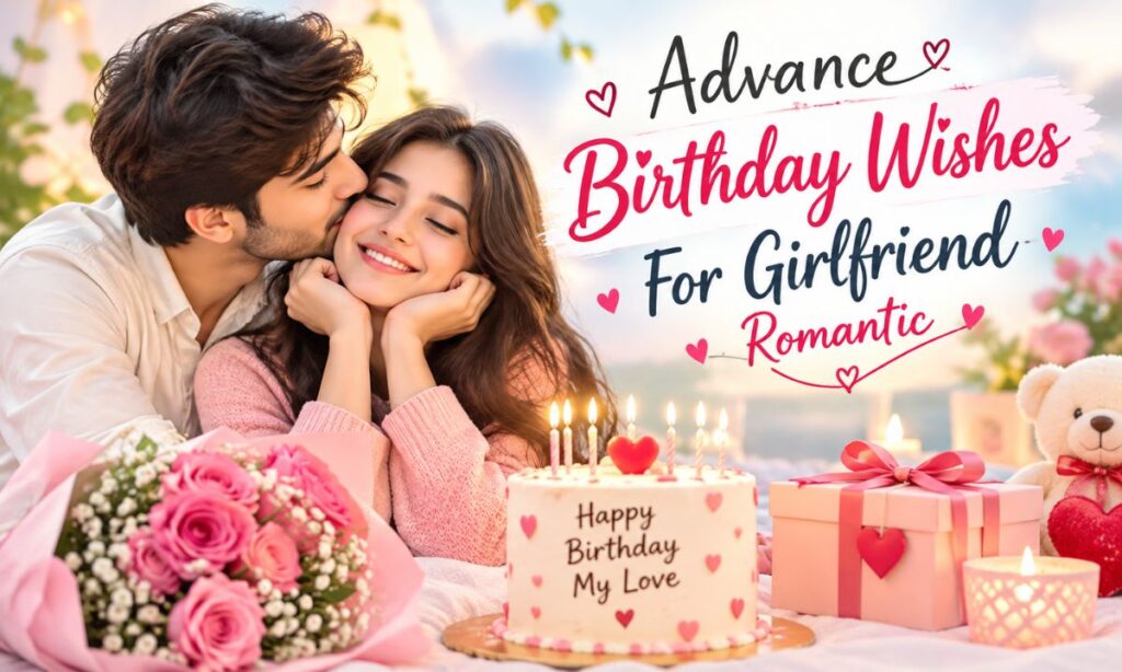 Advance Birthday Wishes For Girlfriend Romantic