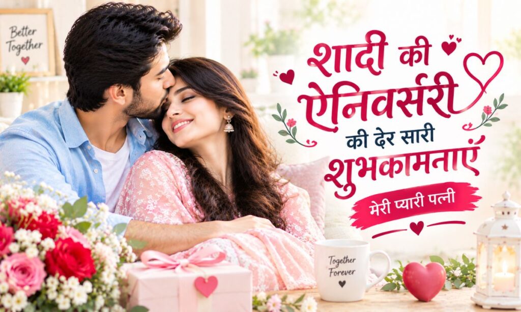 Anniversary Wishes for Wife in Hindi
