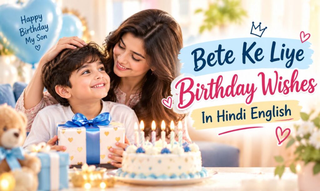 Bete Ke Liye Birthday Wishes In Hindi English