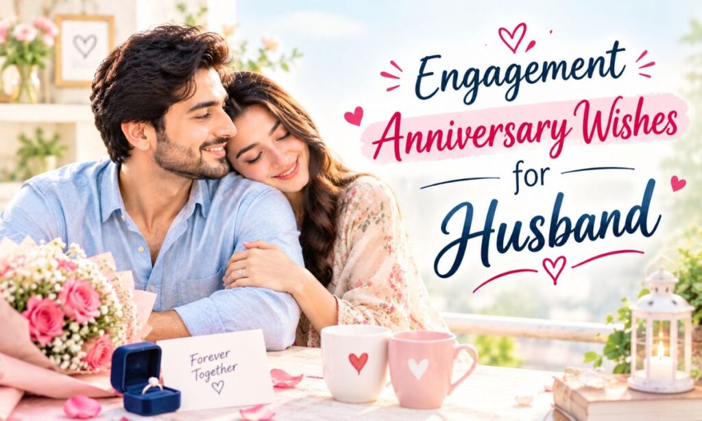 Engagement Anniversary Wishes for Husband