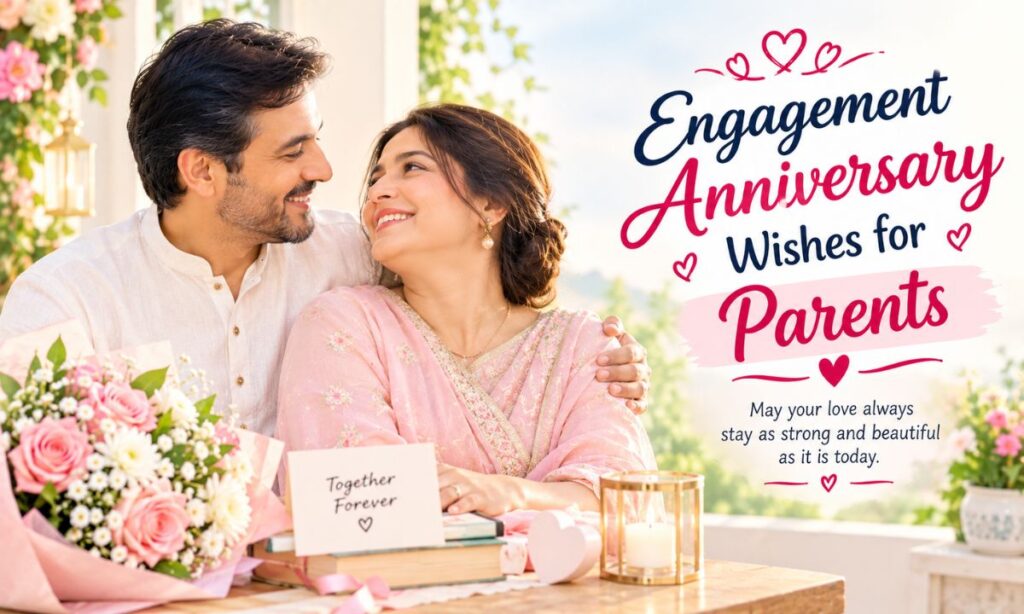 Engagement Anniversary Wishes for Parents