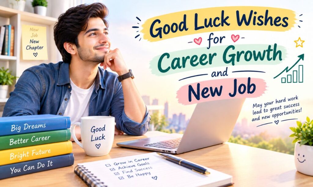 Good Luck Wishes for Career Growth and New Job