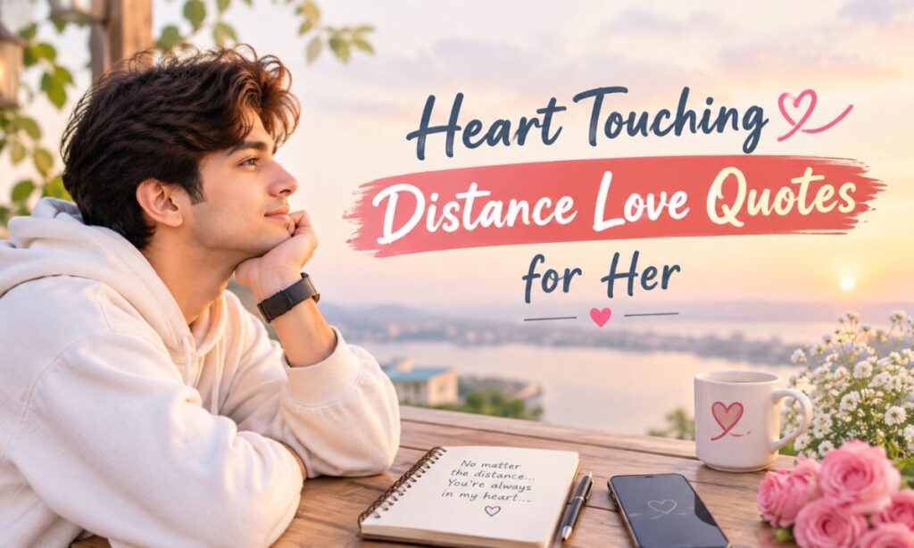 Heart Touching Distance Love Quotes for Her