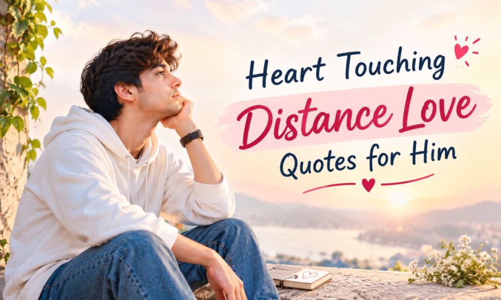 Heart Touching Distance Love Quotes for Him