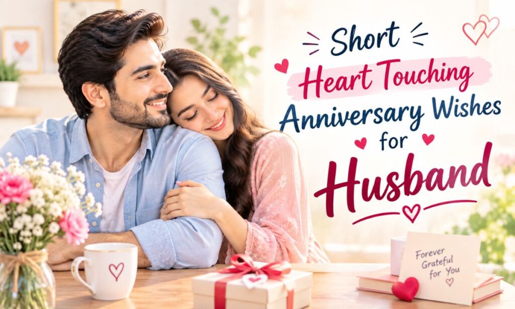 Short Heart Touching Anniversary Wishes for Husband