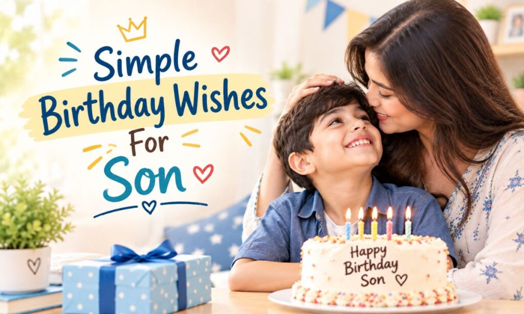 Simple Birthday Wishes For Son