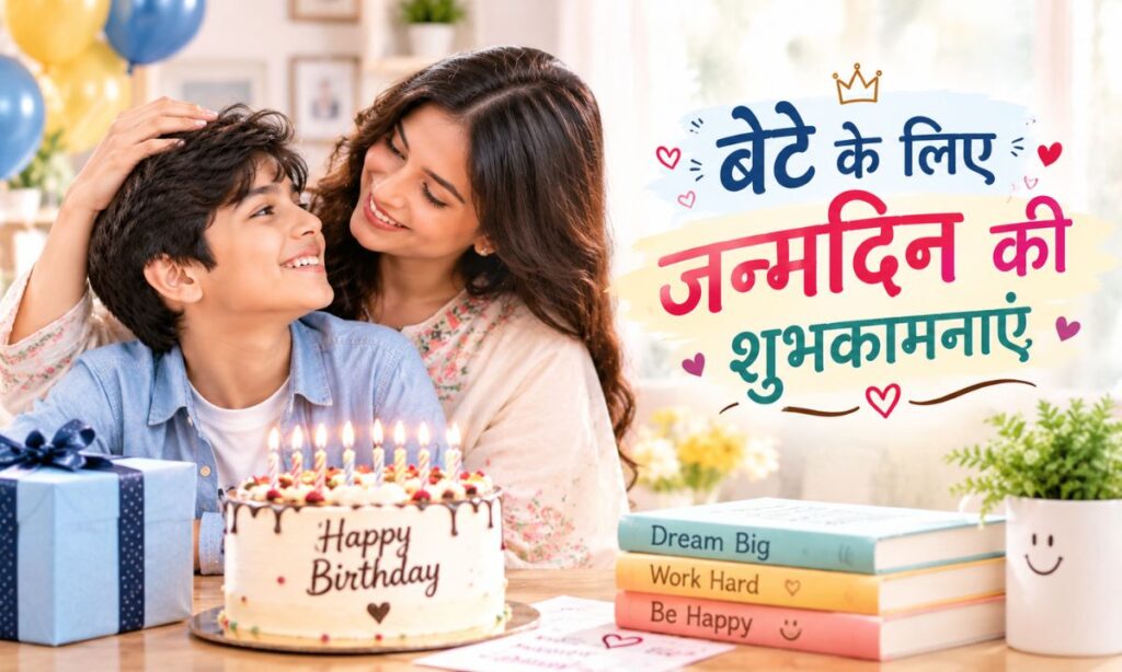 बेटे के लिए जन्मदिन की शुभकामनाएं
